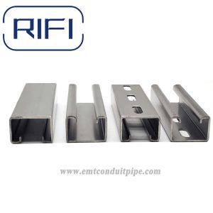 Quality 1 5 8 Strut Channel SS 304 SS316 SS Unistrut With For Commercial Metal Structures And Accessories wholesale