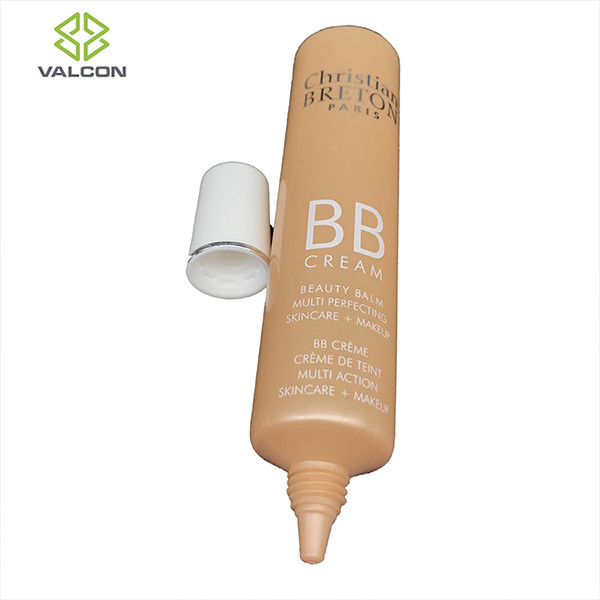 30 ML Diameter 25 MM Cosmetic Tube Packaging With White Slant Tip For BB Cream