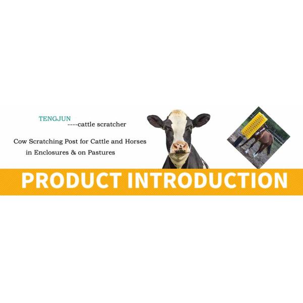 Bristles Cattle Livestock Comfort Brush Q235 Carbon Steel Material