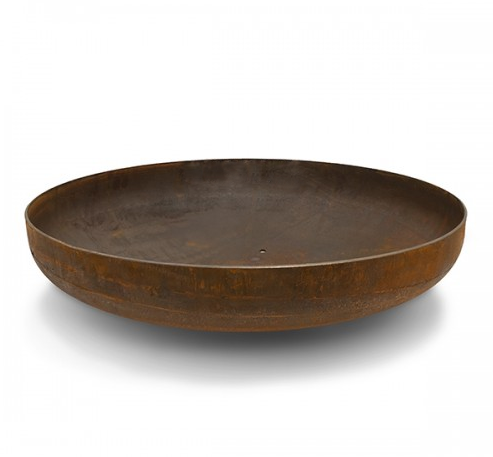 Q245R Elliptical Dish Head Large Cast Iron Fire Pit Bowl Sandblast SS304