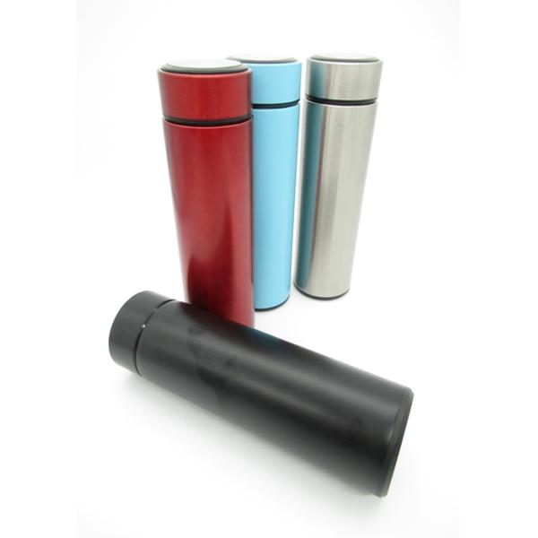 Durable Stainless Steel Vacuum Flask Thick Wall White Coffee Mug Tumbler 500ml