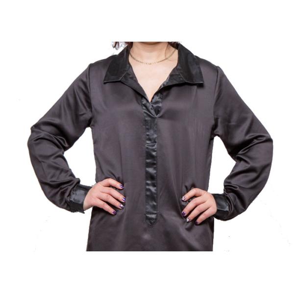 OEM Short Dress Classic Womens Satin Pajamas Shinny And Dull Max Design