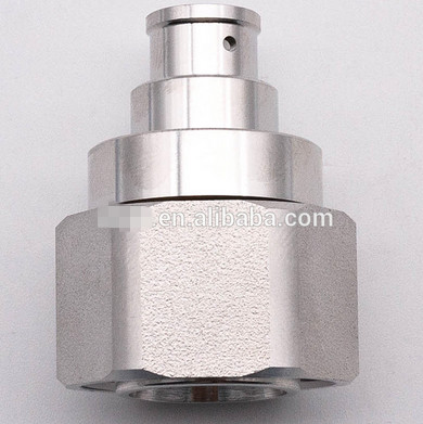 RF connector Mini-DIN 4.3-10 male soldering type connector for 1/4" superflex cable all brass 50ohm 