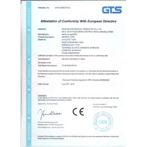 Wuxi Beyon Medical Products Co., Ltd. Certifications