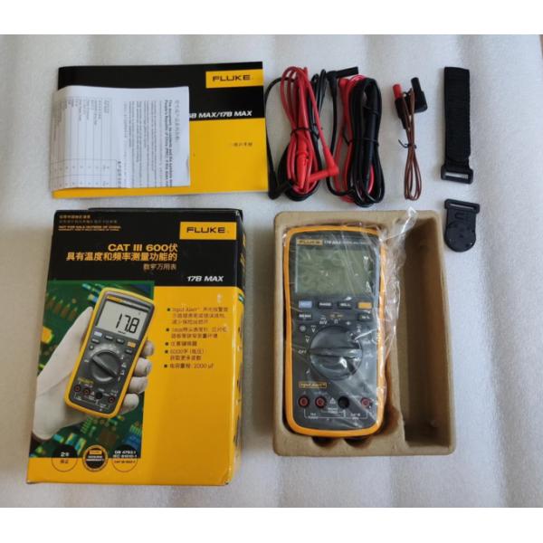 Fluke 17B+ / 17B MAX Digital Multimeter 1000V 10A Backlit LCD CAT III 600V IP40