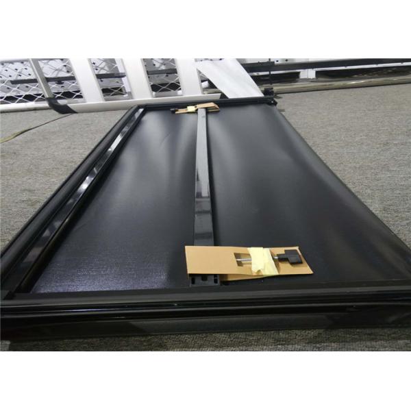 PVC Soft Tri Fold Tonneau Bed Cover 12 Months Warranty For Toyota Hulix Revo