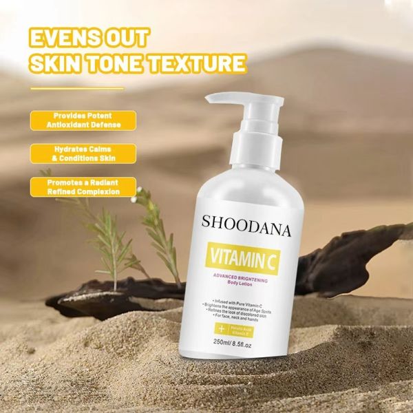 ODM OEM Body Lotion Vitamin C Skin Whitening Moisturizer OEM Skincare