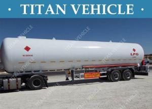 Quality Truck LPG Tanker Trailer , Liquefied Natural Gas Methanol LPG Propane Tanker wholesale
