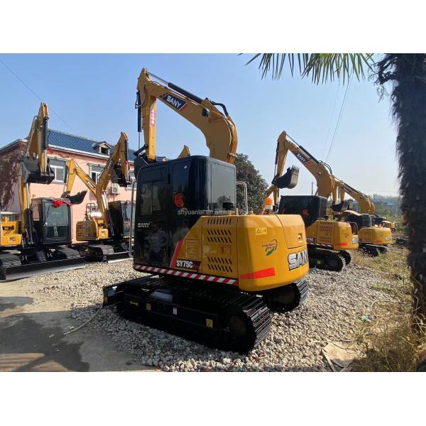Used SANY SY75c excavator SANY excavator SY75, SANY mini excavator hot sale in stock FOR SALE