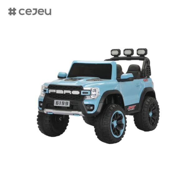 Kintex Electric Powered Ride on Toys, Battery-Operated Ride on Jeep, Remote Control, Led Lights, Bluetooth Music,12v