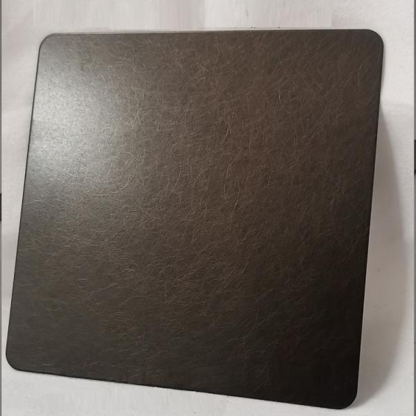 Vibration SS Sheet Bronw Black Gold Decorative Sheet For Life