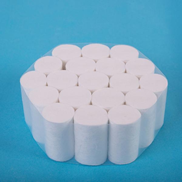 Sterile Small Size Dental Cotton Rolls White Color For Medical / Personal Care