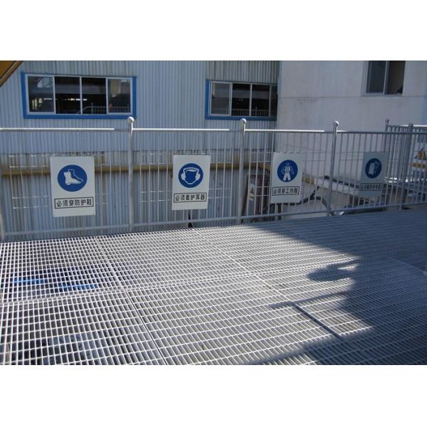 Ocean Petroleum Platform Galvanised Floor Grating 6mm Thick Pressure Locked