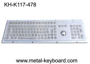 Quality Vandal - Resistance IP65 Industrial PC Keyboard with 25MM Metal Trackball wholesale