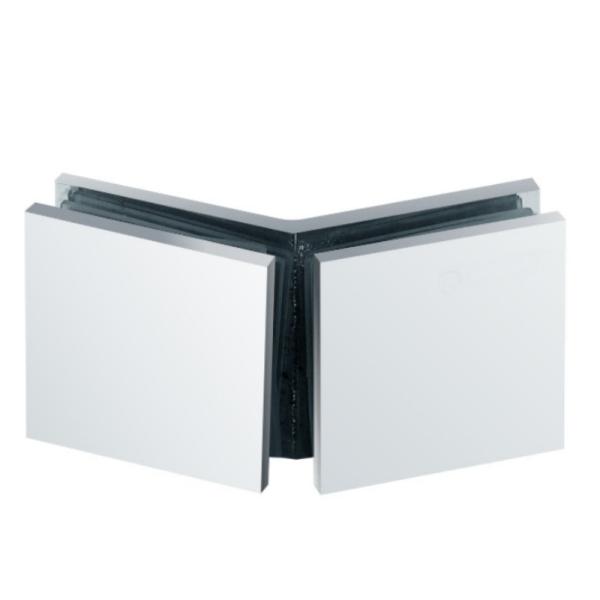 Hotel Shower Room Accessories Bilateral 90 Degrees Adjustable Glass Clamps