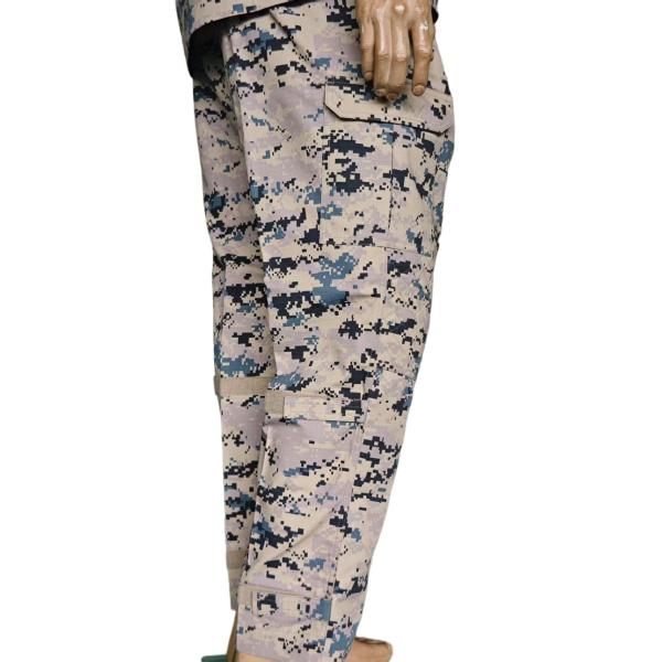 ACU Military Field Training Uniform Twill And Rip Stop Fabric Cotton Polyester Material