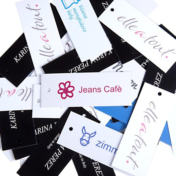 100% Polyester Fabric Woven Clothing Labels garment tags and labels