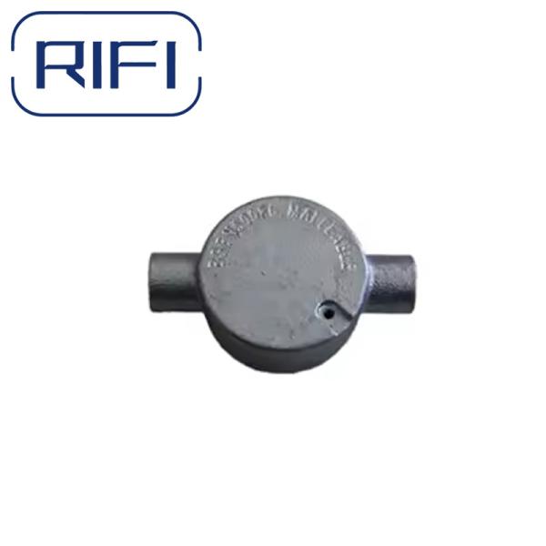 20mm Through Way Circular Junction Box For Surface Mounting BS4568 Standard Two Way