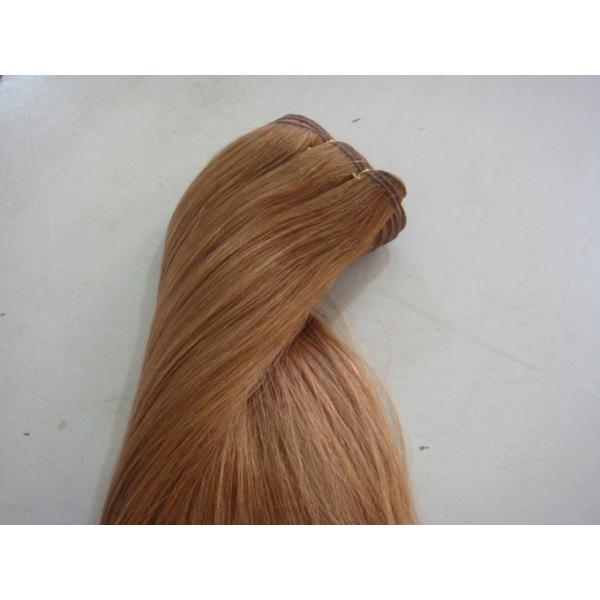 Customized Straight Human Hair Weave Weft Blonde Human Hair Extensions