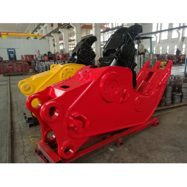 15 20 35 Ton Hydraulic Shear Excavator Attachments Concrete Demolition Shear Steel Shear