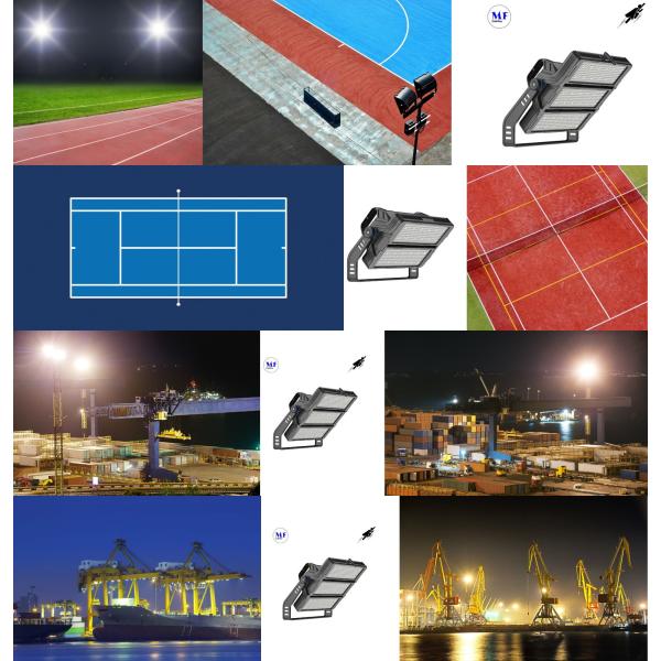 IP66 Weather Resistant LED Flood Light High Power 400W-1800W For Construction Site Bridge Port Dock Signage