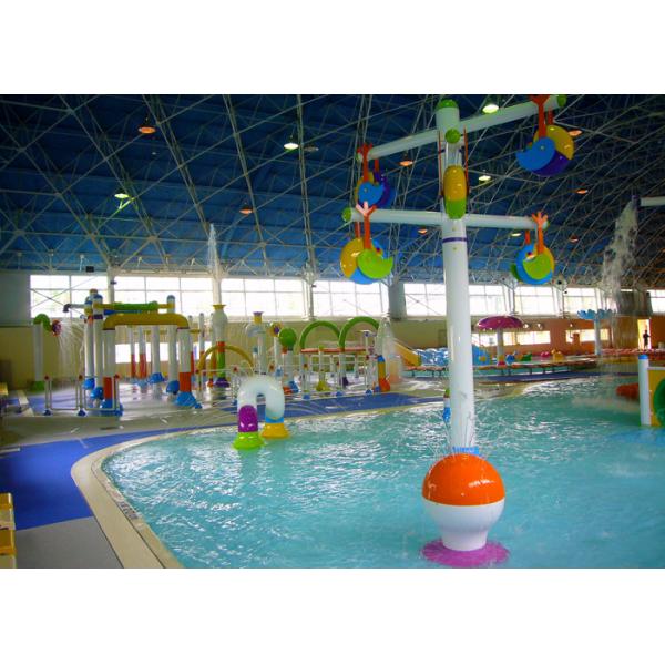 Holiday Water Park Equipment / Water Games Park Funny Waterfall Fountain Toys