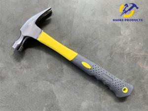 Quality No Deformation Safer And More Durable C1045 Forged Carbon Steel 16OZ Claw Hammer With Plastic Handle wholesale