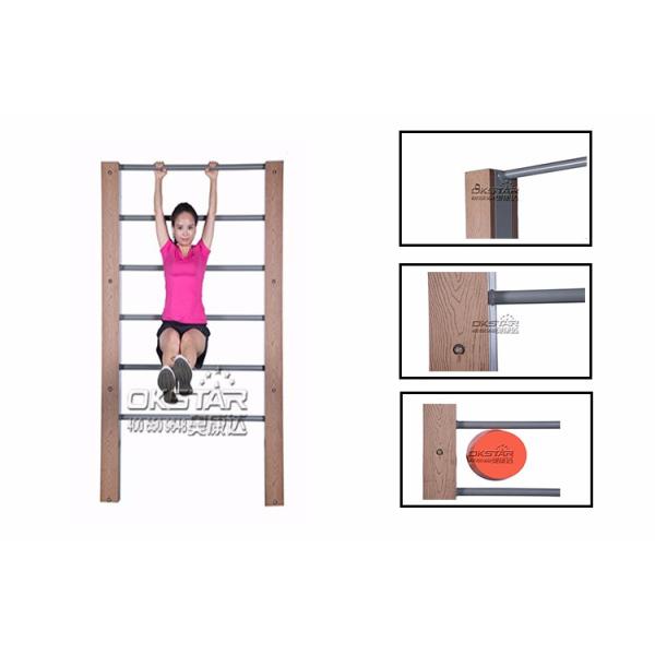 china outdoor park gym equipment WPC materials based street workout bars