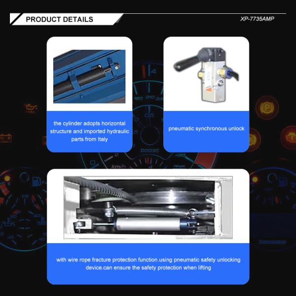 CE Approved Hydraulic 4 Post Car Parking Lift