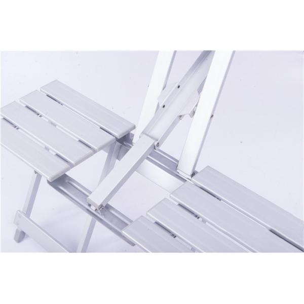 Outdoor Garden Party Picnic Folding Table Stools Set W82 x D163 x H73 cm