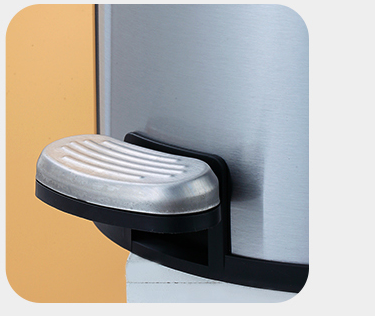 Steel and Pp Pedal Trash Can Bathroom Bin With Toilet Brush for Kitchen Recycling Storage for Household Items