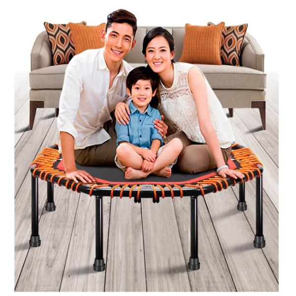 Wholesale New Foldable Outdoor Fitness Equipment Trampoline With Armrests For Adults And Kids
