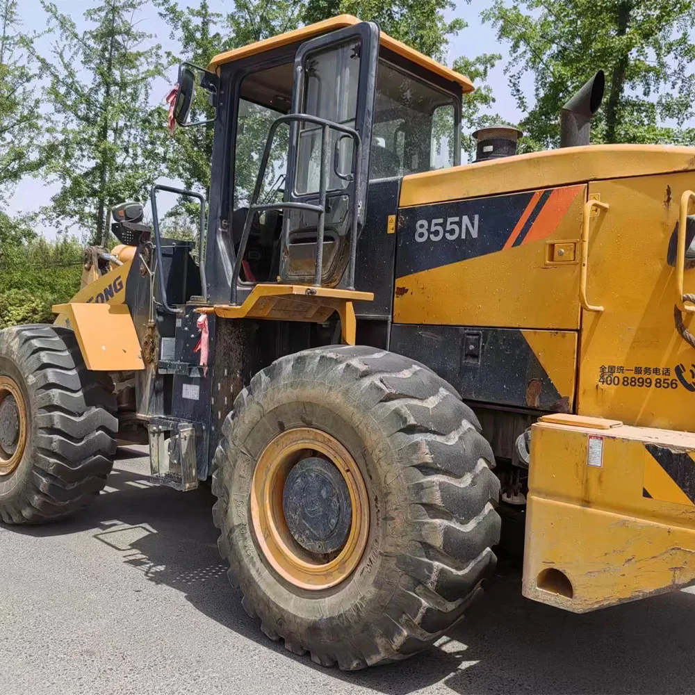 Original Paint Liugong Clg855n Used 4X4 Wheel Loader Front Tractor Loader for Sale Secondhand Diesel Loader