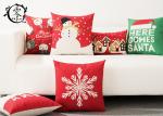 Merry Christmas Decorative Cushions Pillows Throw Cushion Case Home Decor Cotton