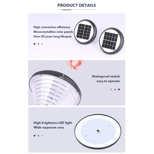 IP65 ODM Waterproof LED Solar Pathway Lights With 2000mAh Battery for yard driveway