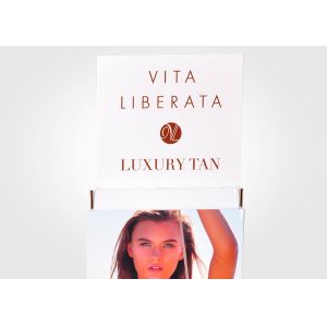 Sunscreen Cardboard Counter Display Stands UV Coating With Strong Structure