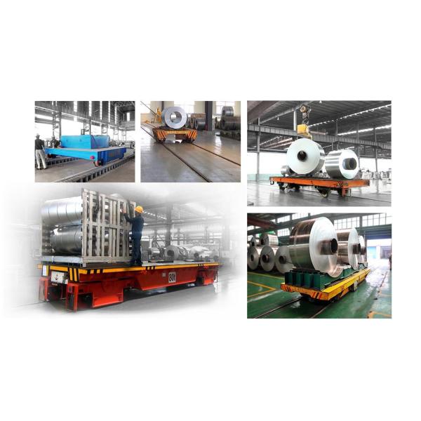 Cable Reel Powered Rail Die Transfer Cart With Remote & Handheld Control