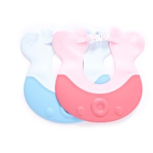 Quality CE Waterproof PP TPE Adjustable Baby Shower Hat Blue Pink wholesale