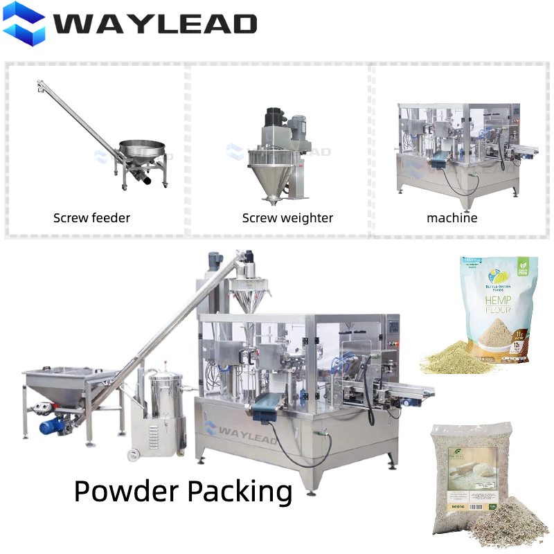 Automation Doypack Premade Pouch Packing Machine for Granules Powder Liquid Food Processing Plants