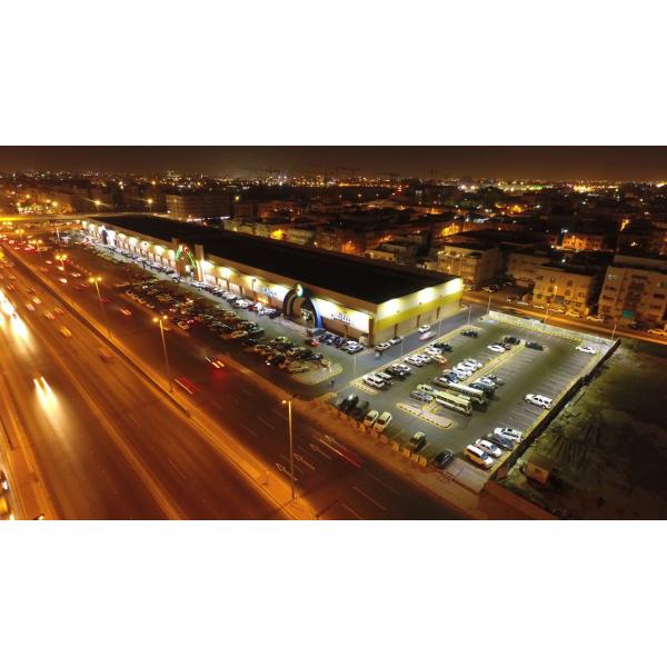 Warm Color 3000K Led Parking Lot Light Fixtures 300W With DLC ETL Certificates