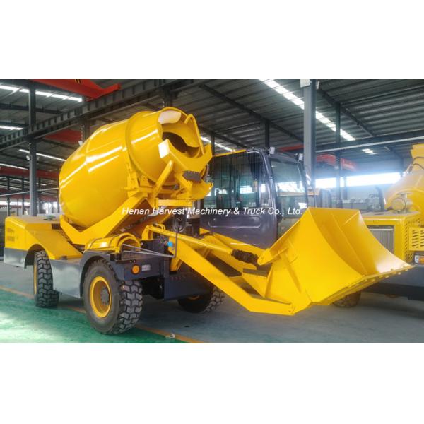 4M3 Capacity 95kW Engine Industrial HY400 Self Loading Concrete Mixer Truck