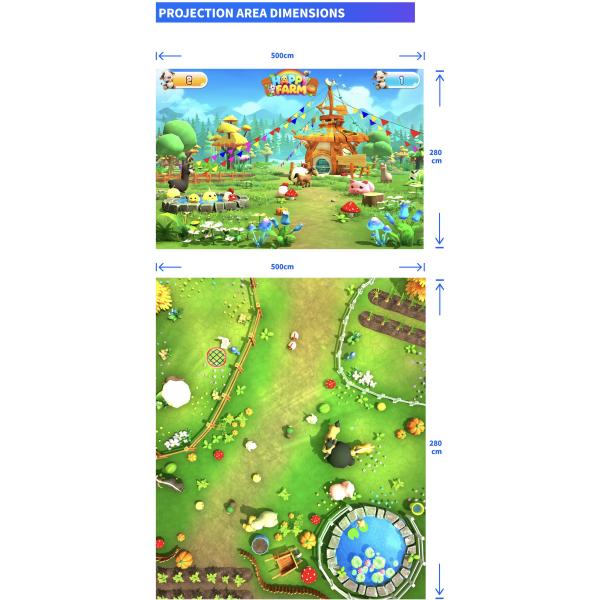 Multi Game Projection AR Beach AR Beach 6 Interactive Projection Games