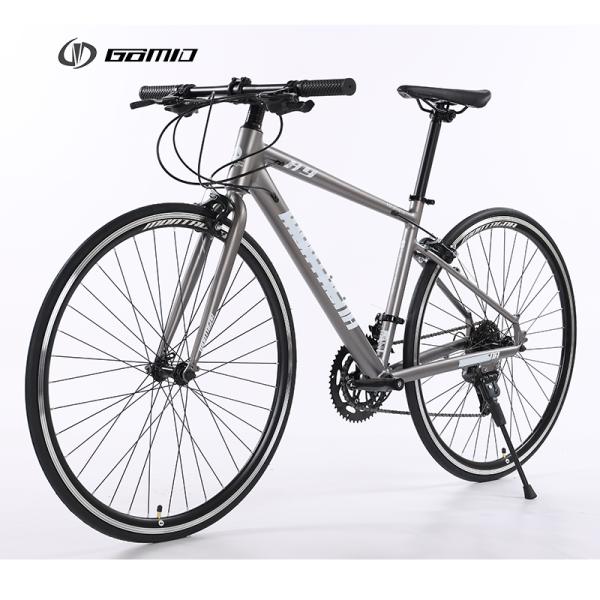 14kg GOMID Simulated Carbon Fiber Road Bike Hybrid Roadbike Alloy Road Custom Bicycle