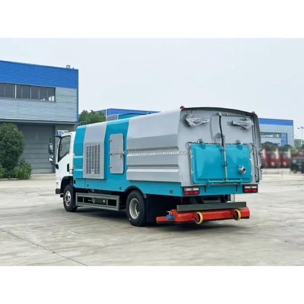 Dongfeng Road Floor Sanitation Cleaning Truck Pure Electric Street Sweeping Truck