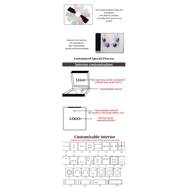 Soft Touch Microfiber Jewelry Storage Pouch with Removable Divider for Earrings