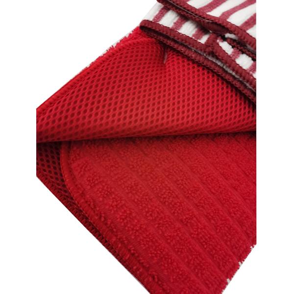 3PK Assorted Blue Microfiber Dish Drying Mat 100%polyester