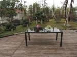 Outdoor / Indoor Rattan Garden Dining Sets , Country Style Table Set