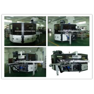 PLC System Automatic Screen Printing Machine / Screen Printing On Bottles