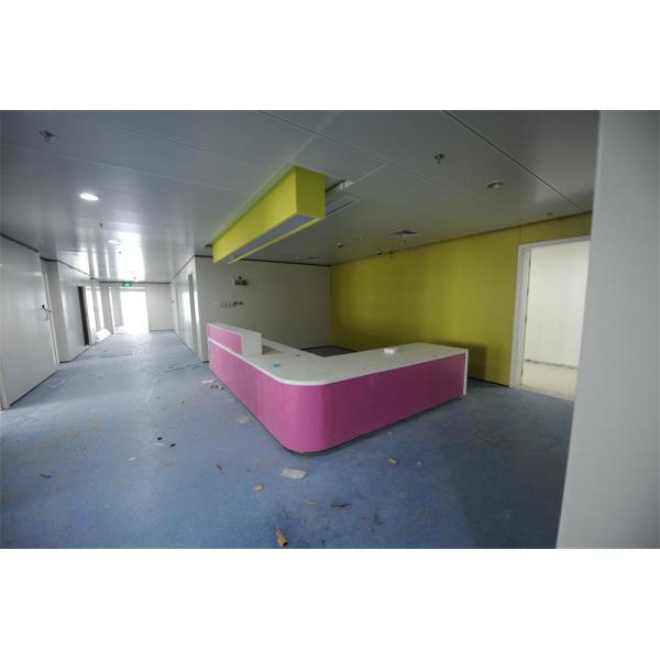 Wooden Looking Film Coated Decorative Metal Wall Panels B2 Grade Fireproof