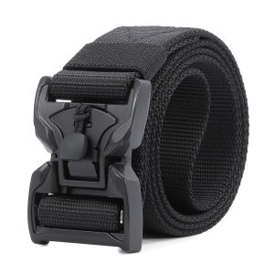 Buy cheap Heavy Duty 135cm Black Web Belt Military Style 38mm Width from wholesalers